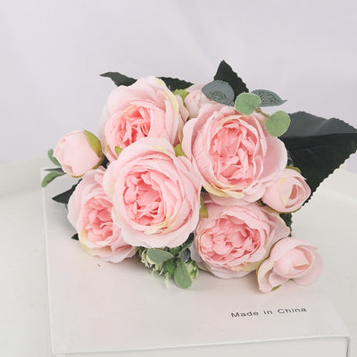 9 Heads Silk Touch Floral Bouquet