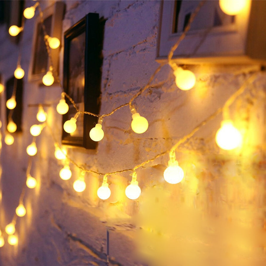 Decorative LED Globe Bulb String Lights