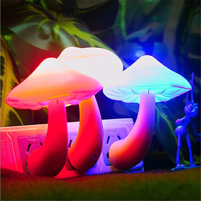 Light Control Motion Sensor Mushroom Lamps