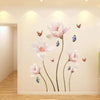 3D Removable Floral Butterfly stickers