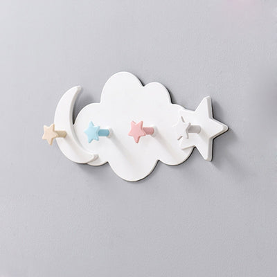 Creative Adhesive Star & Moon Key Racks