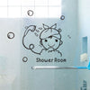 Decorative PVC toilet Wall Stickers