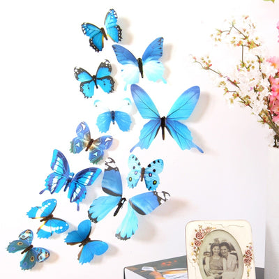 Creative Butterfly Refrigerator Stickers