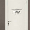 Decorative PVC toilet Wall Stickers