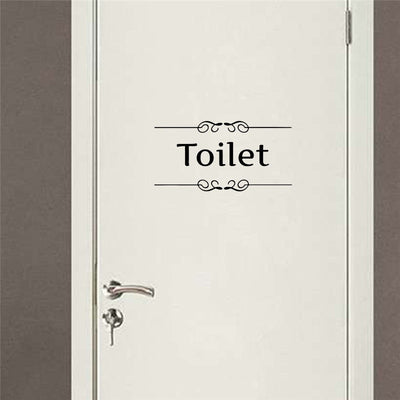 Decorative PVC toilet Wall Stickers