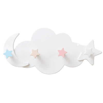 Creative Adhesive Star & Moon Key Racks