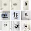 Decorative PVC toilet Wall Stickers