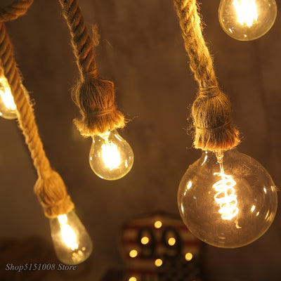 High Quality Braided Rope Pendant Lights