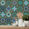 10 Piece Set of Boho Mandala Tile stickers