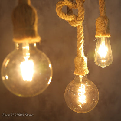 High Quality Braided Rope Pendant Lights