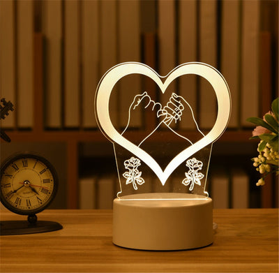 3D Acrylic Animal Shaped Holographic Lamps