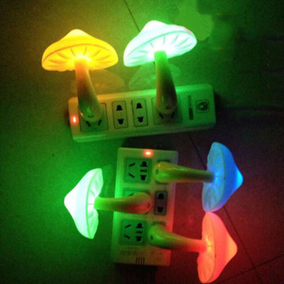 Light Control Motion Sensor Mushroom Lamps