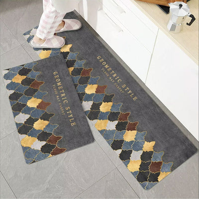 Nordic Style 2 Piece Kitchen Mats