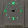 3D Luminous Large Size Wall Clocks