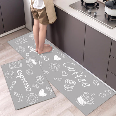 Nordic Style 2 Piece Kitchen Mats