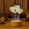 3D Acrylic Animal Shaped Holographic Lamps