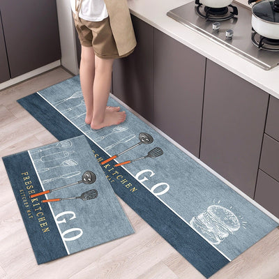 Nordic Style 2 Piece Kitchen Mats