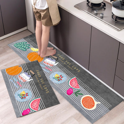 Nordic Style 2 Piece Kitchen Mats