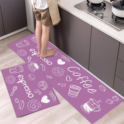 Nordic Style 2 Piece Kitchen Mats