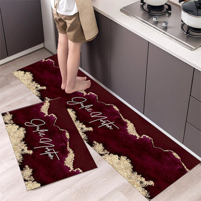 Nordic Style 2 Piece Kitchen Mats