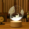 3D Acrylic Animal Shaped Holographic Lamps