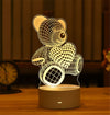 3D Acrylic Animal Shaped Holographic Lamps