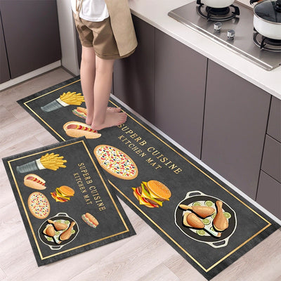 Nordic Style 2 Piece Kitchen Mats